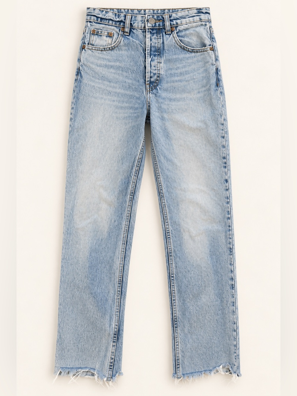 Zara Light Wash Straight-Leg Jeans / Teen Tween Denim / Women’s Fall Fashion